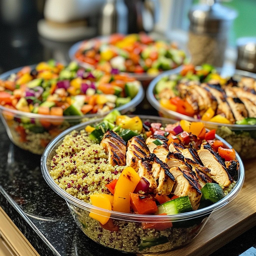 High Protein Meal Prep Bowls