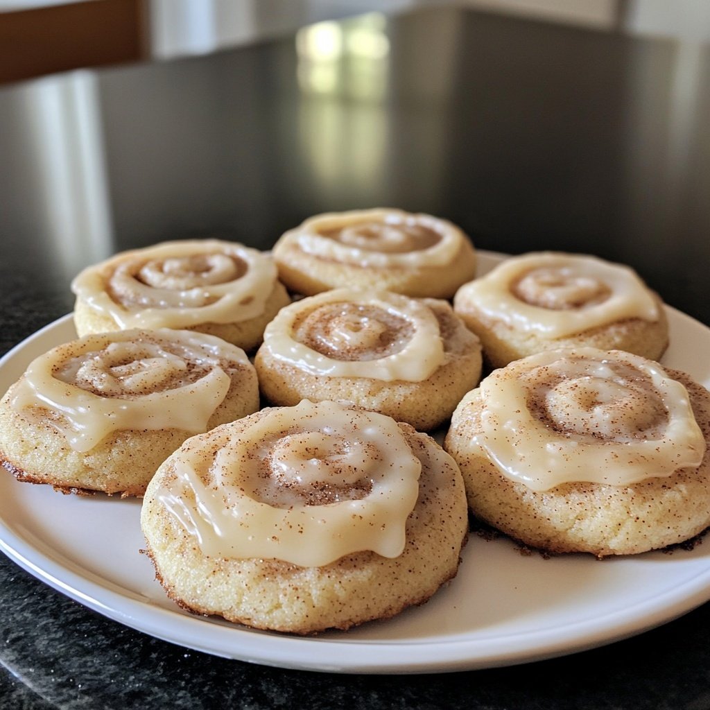 Soft and Chewy Cinnamon Roll Sugar Cookies