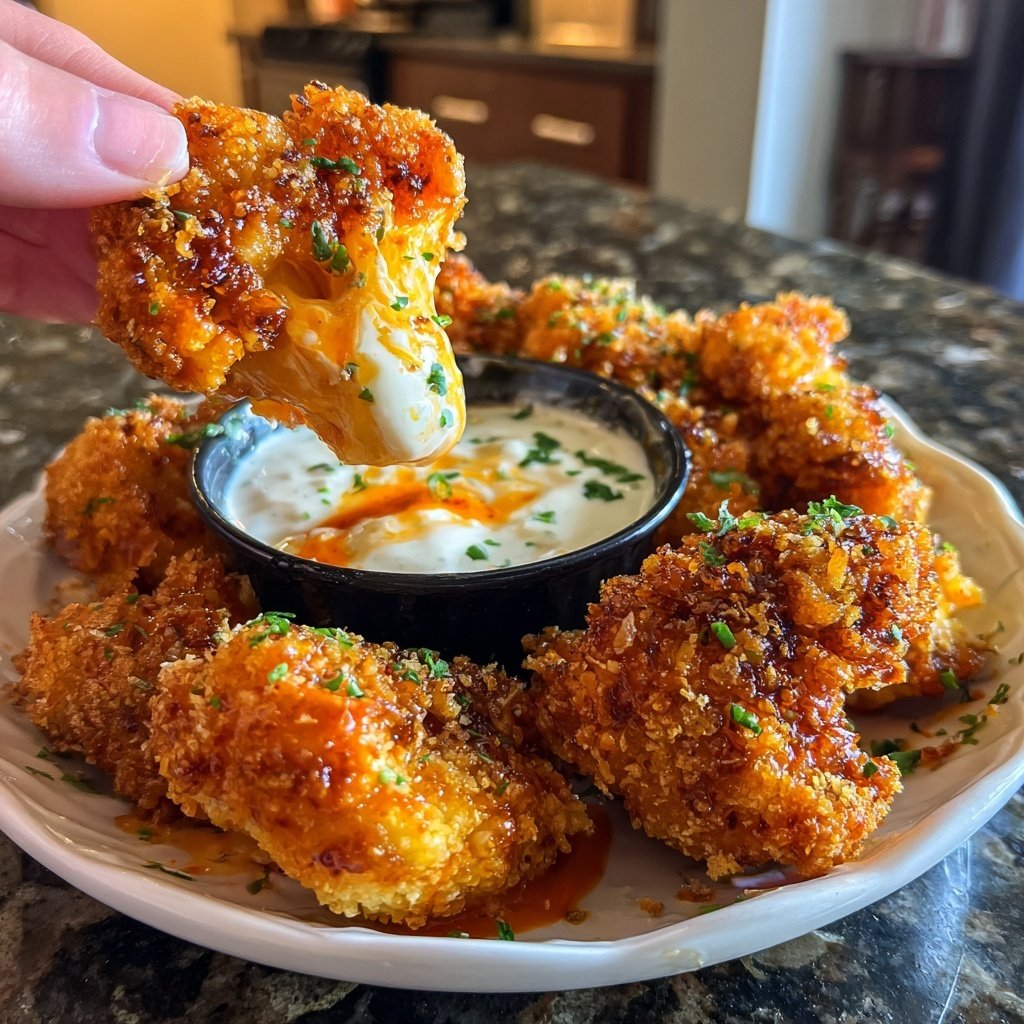 Super Bowl Appetizer Crispy Cauliflower Wings