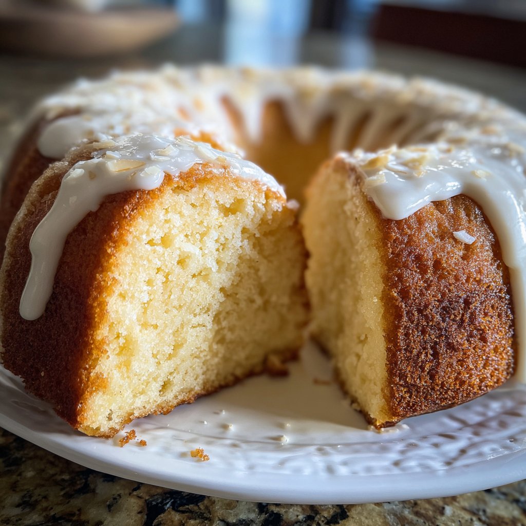 Vanilla Almond Yogurt Cake