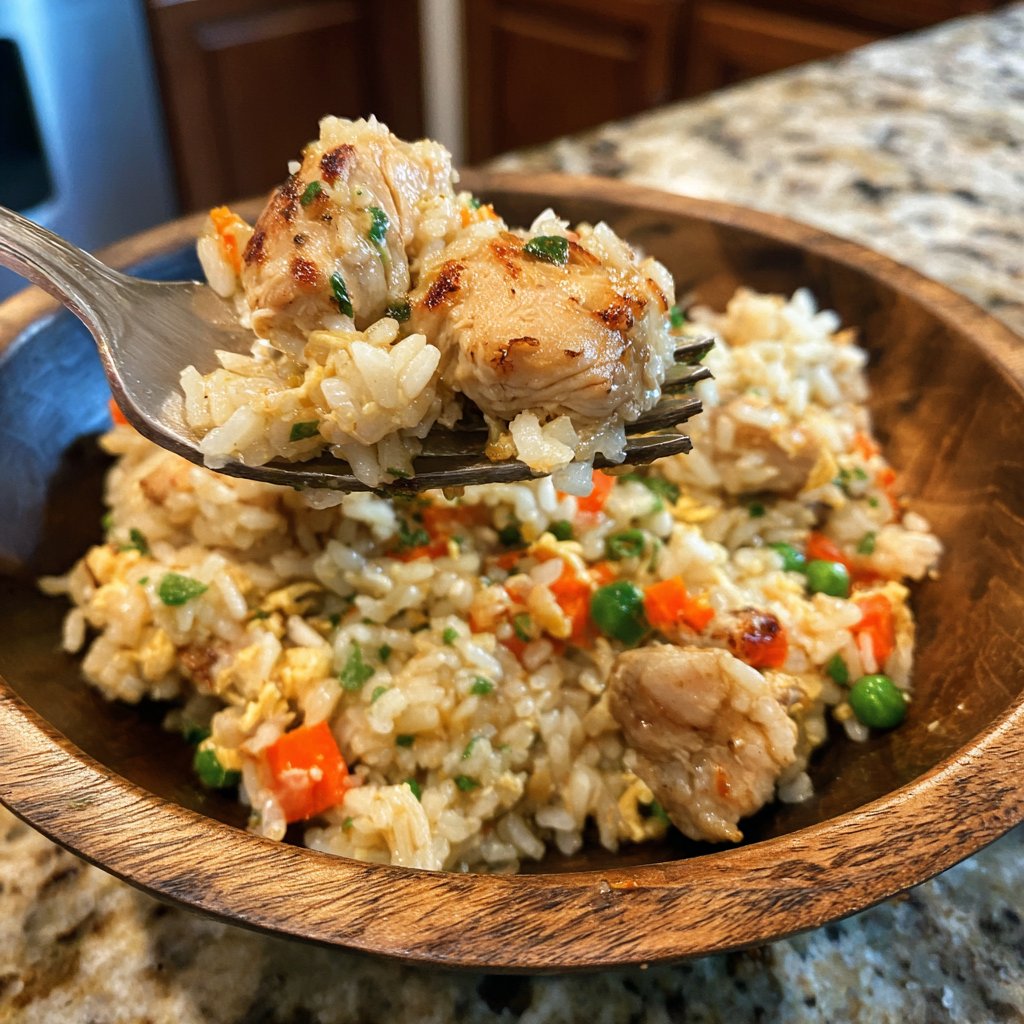 High Protein Chicken Rice Bowl