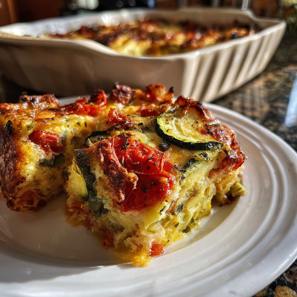 Baked Zucchini Tomato Casserole
