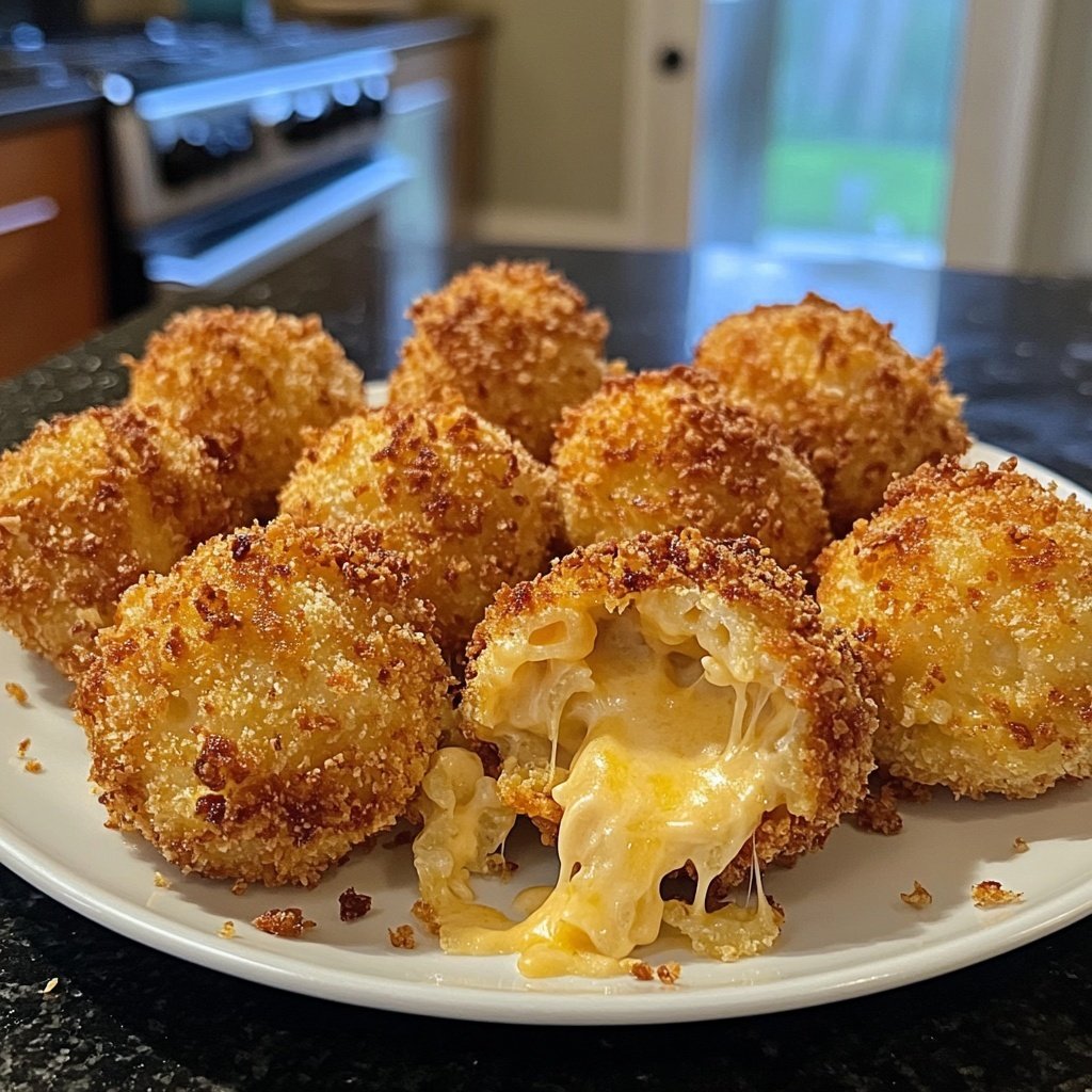 Fried Mac and Cheese Bites