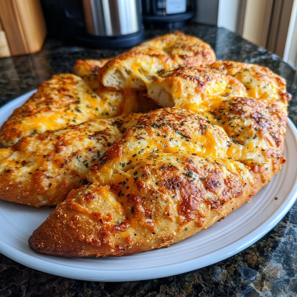 Super Bowl Cheesy Breadsticks