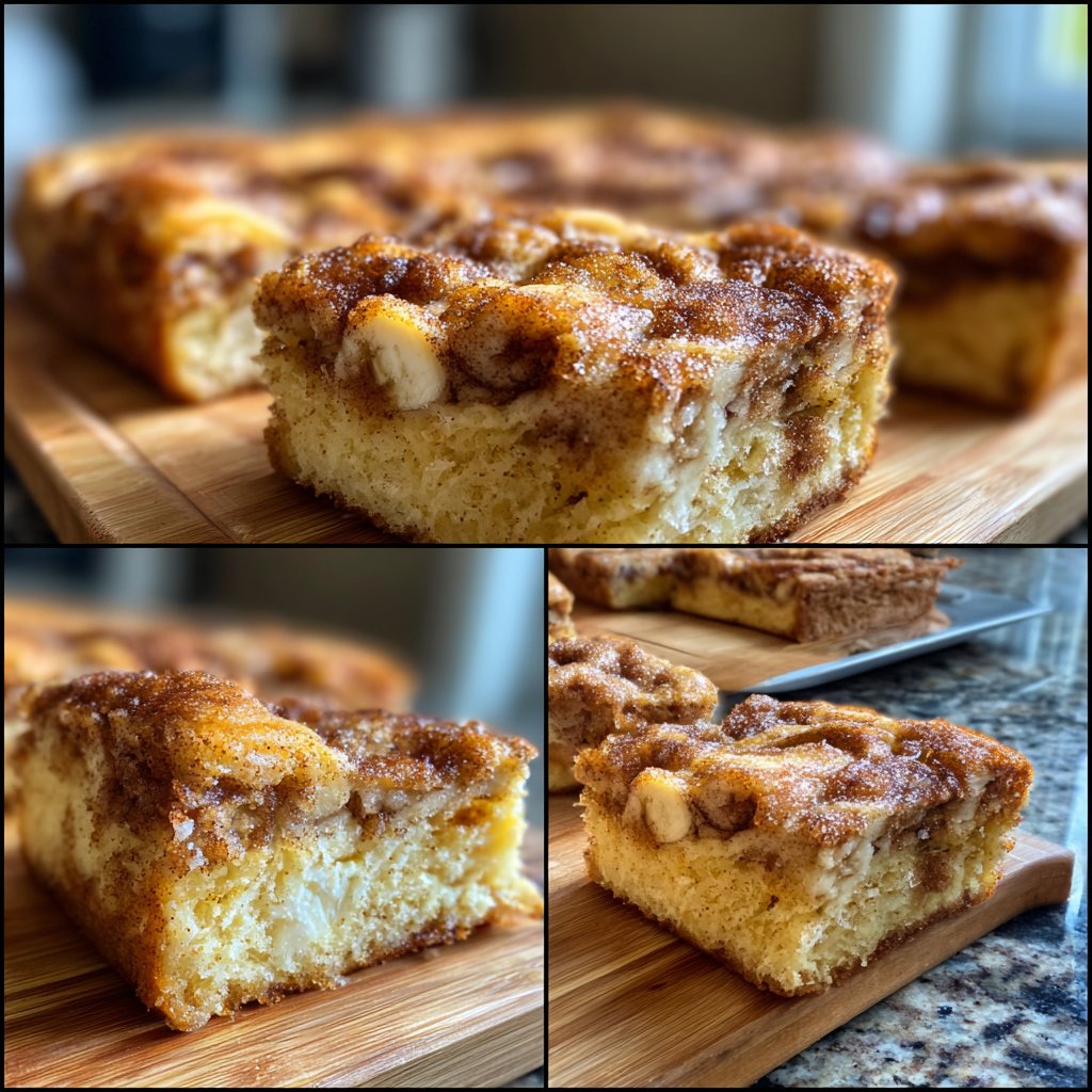 Cinnamon Banana Breakfast Squares