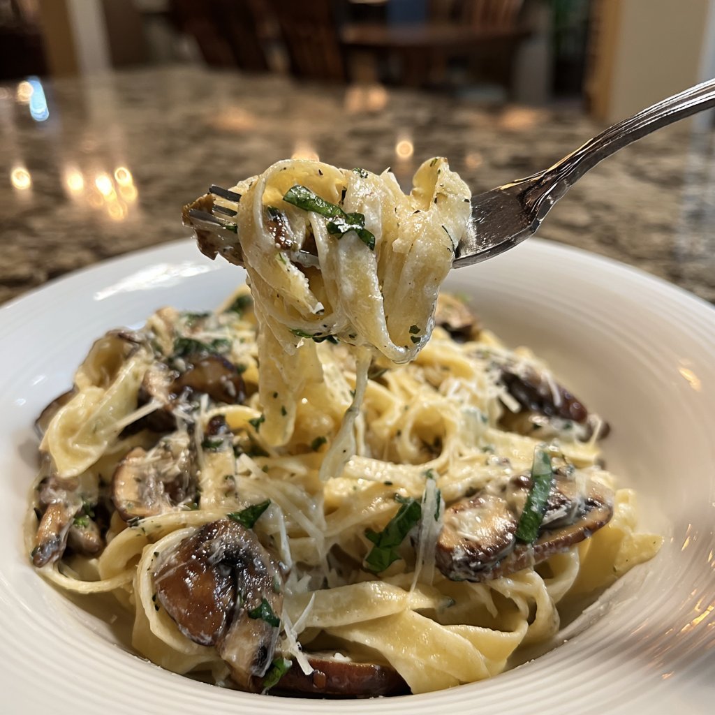 Romantic Mushroom Tagliatelle