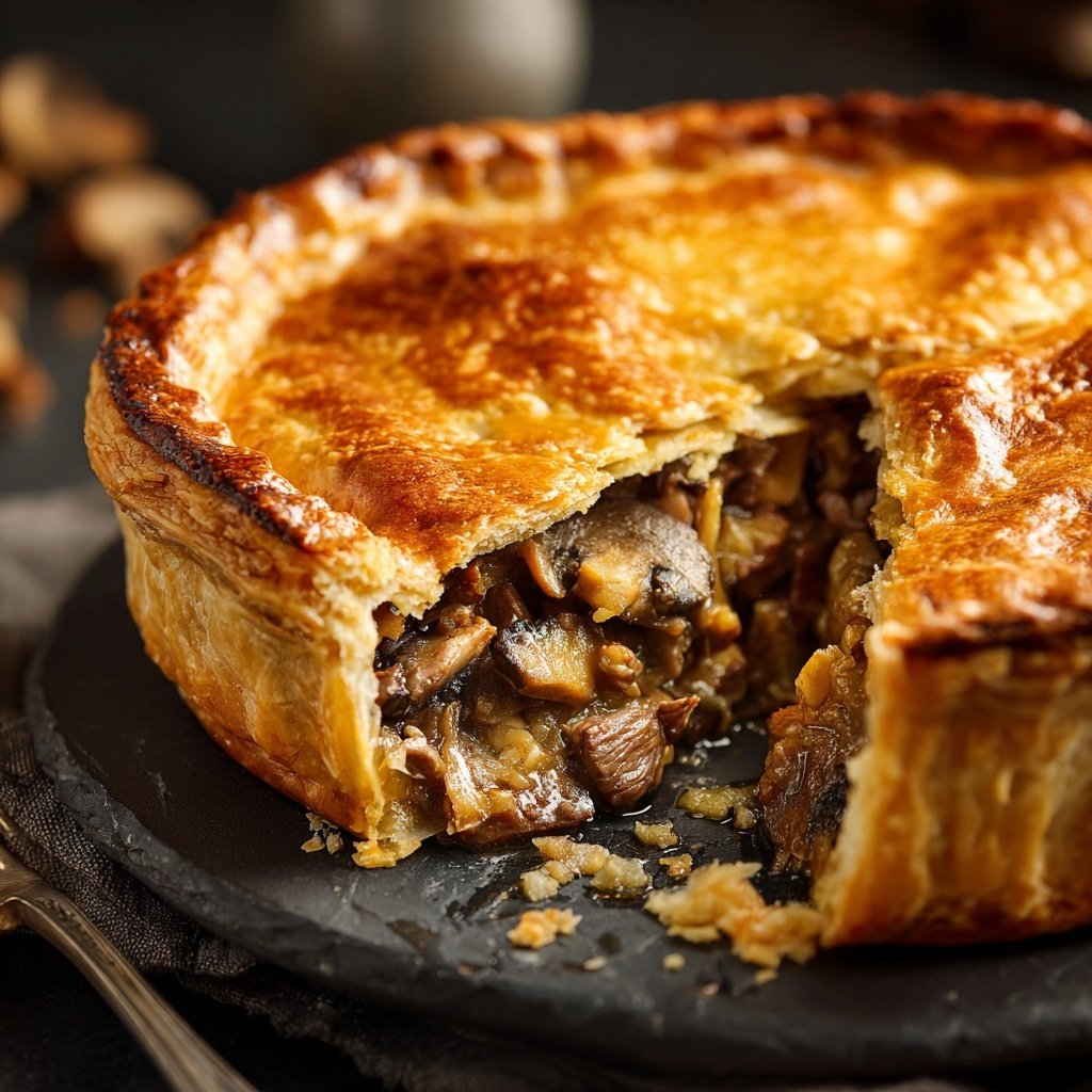 Comfort Food Beef and Mushroom Pot Pie
