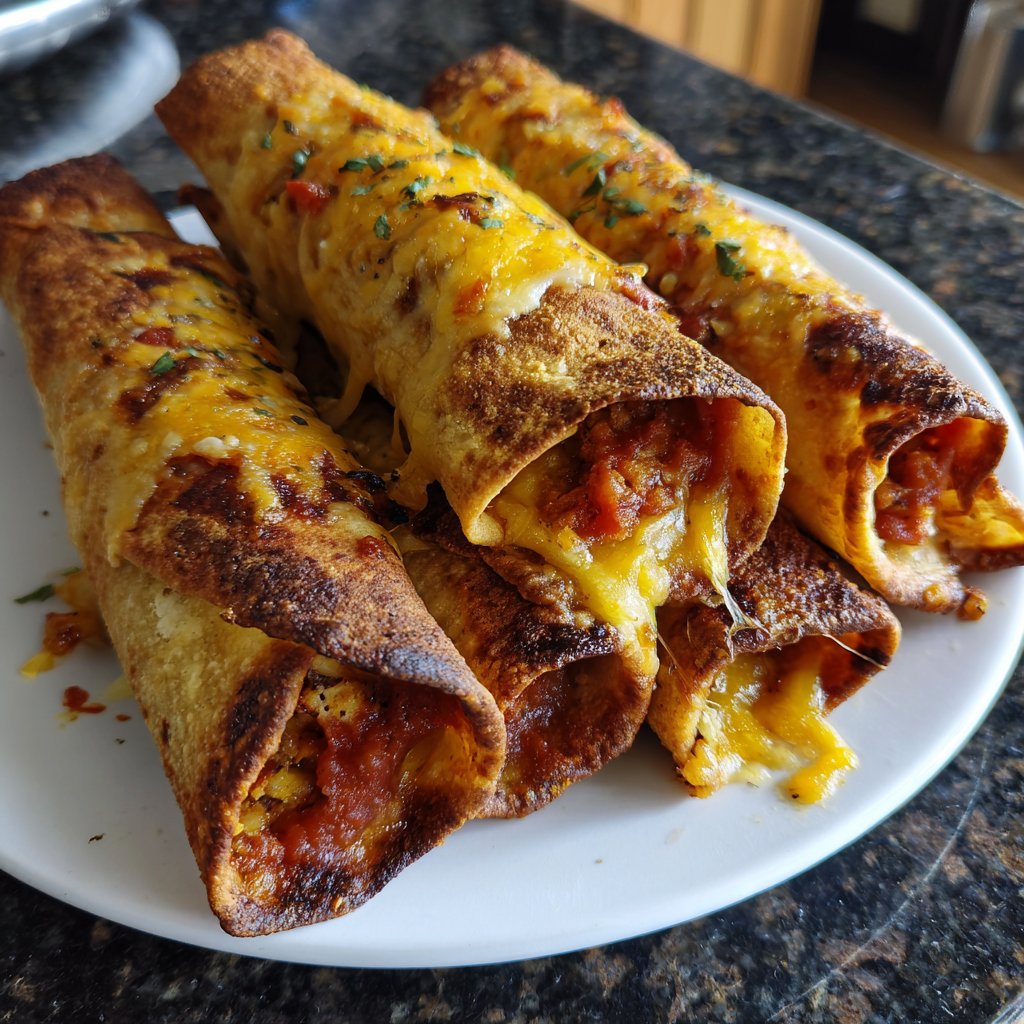 Super Bowl Food Baked Taquitos