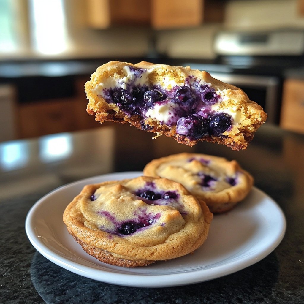 Blueberry Cheesecake Cookies