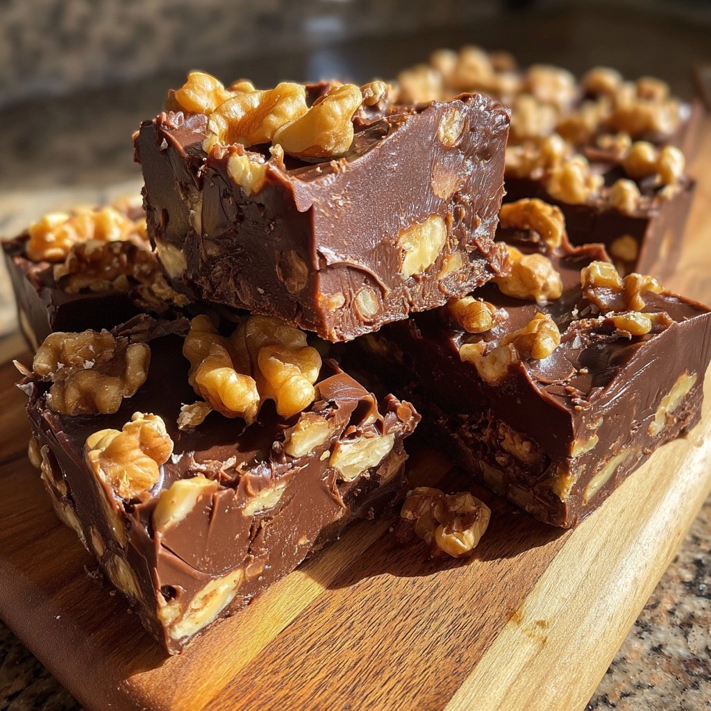 Chocolate Walnut Fudge