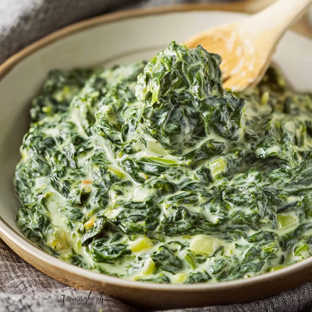Easy Creamed Spinach