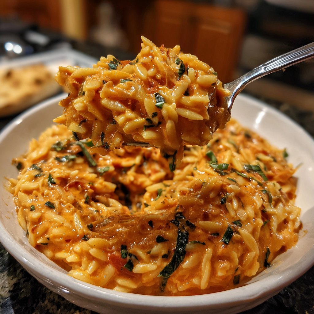 Sunday Creamy Tomato Orzo