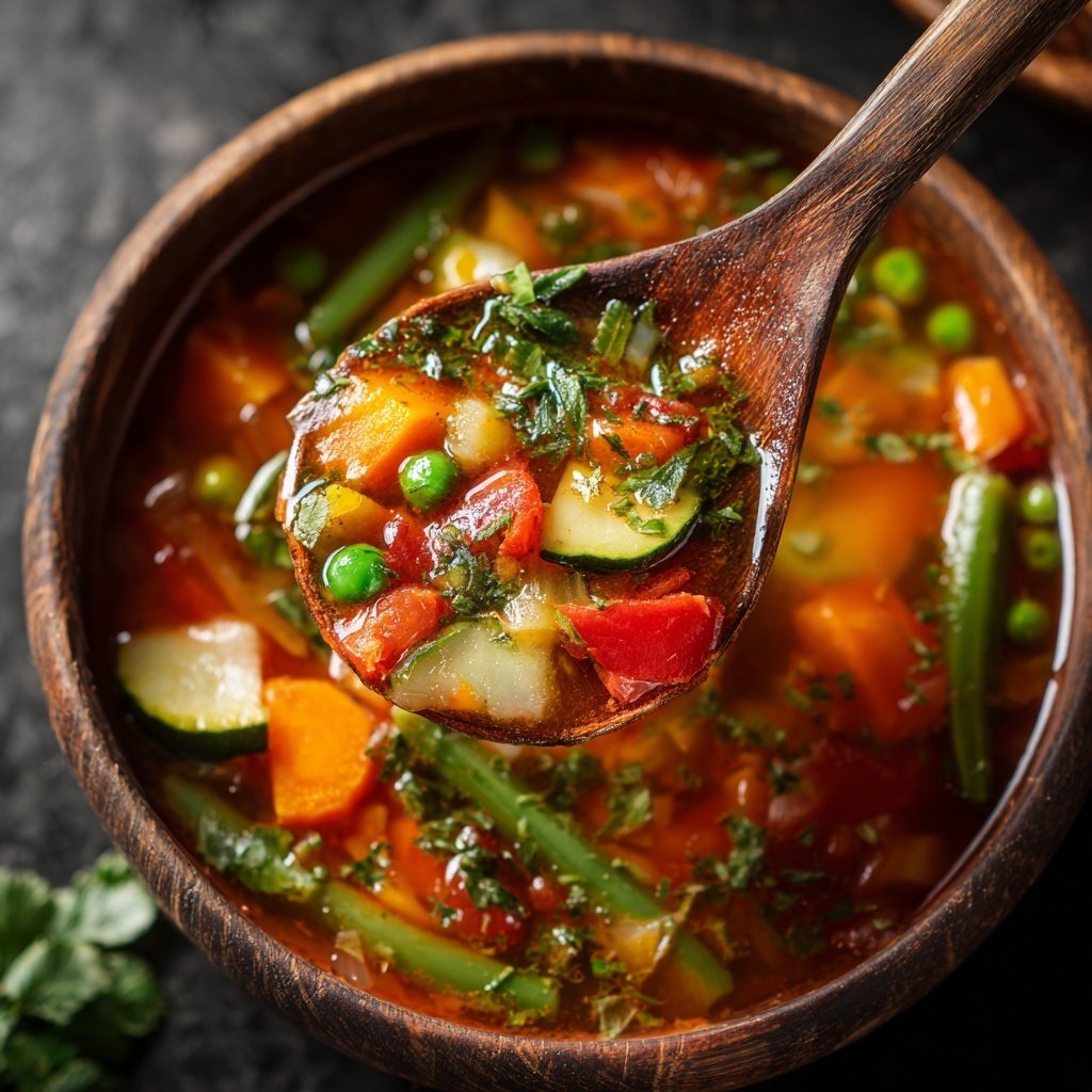 Simple Spring Minestrone Soup
