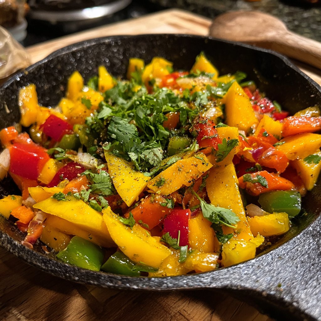 Jamaican Mango Vegetable Salad