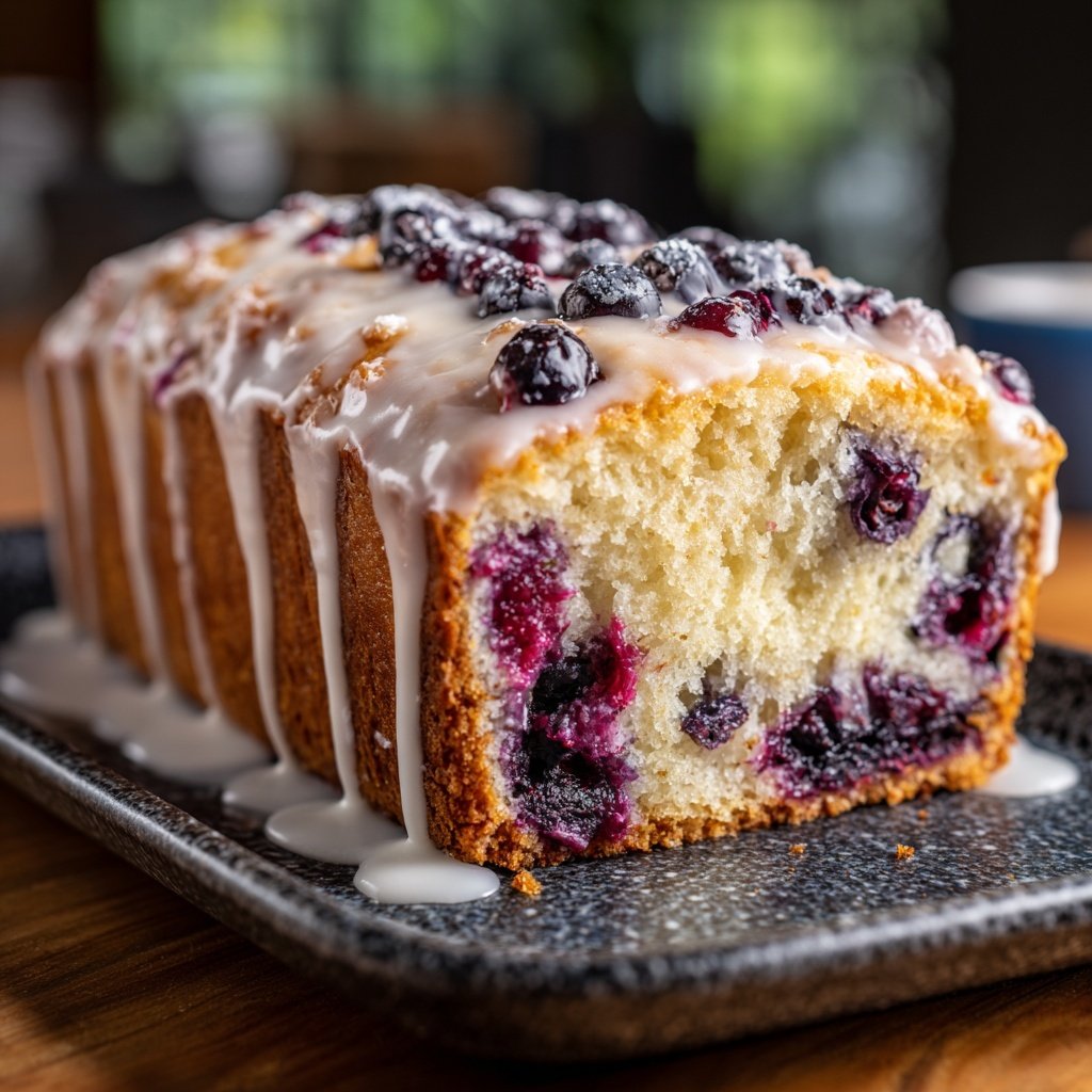 Baking & Desserts Lemon Blueberry Loaf Cake