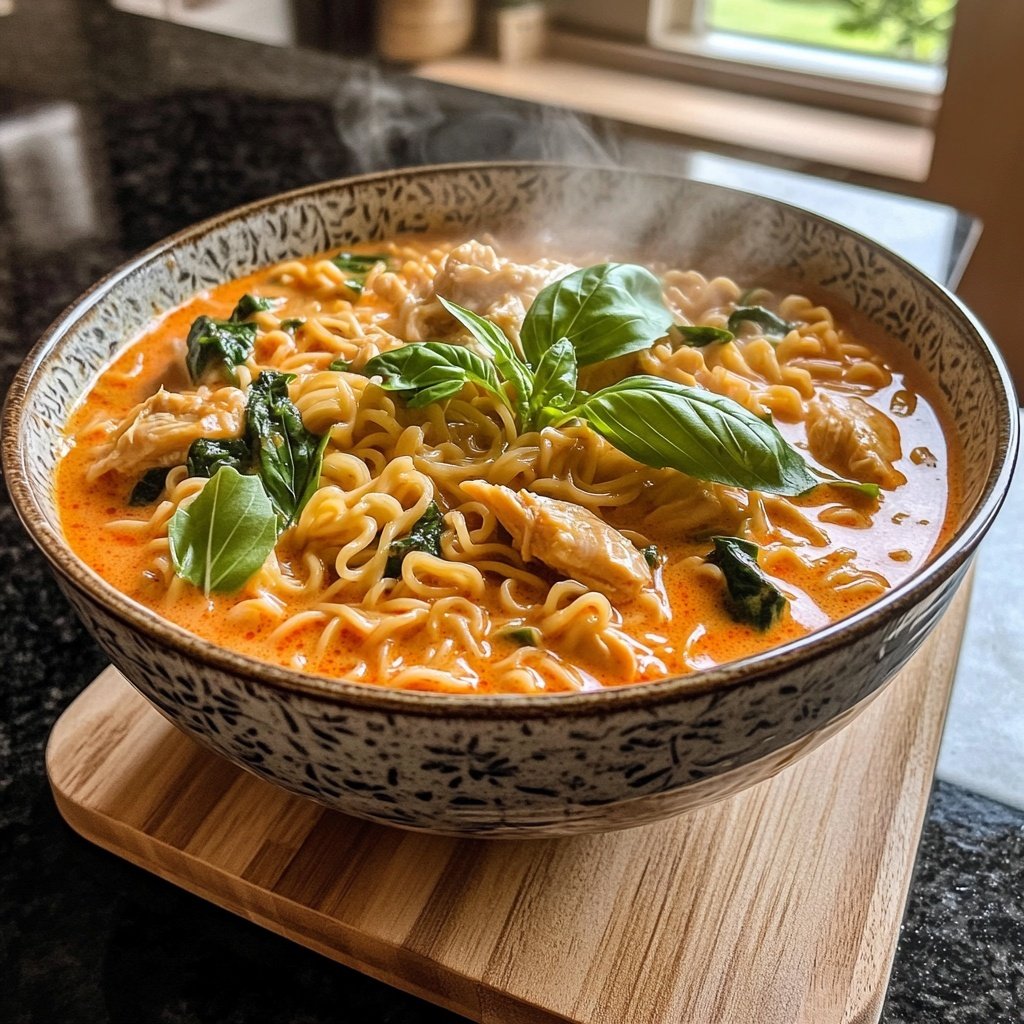 Thai Red Curry Noodle Soup