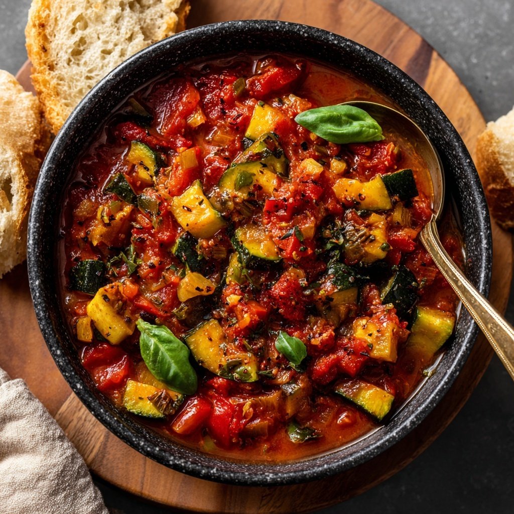 Healthy Crockpot Italian Vegetable Stew
