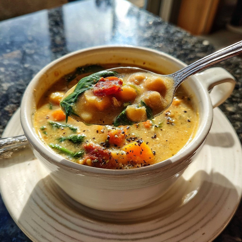 Mediterranean Chickpea Soup
