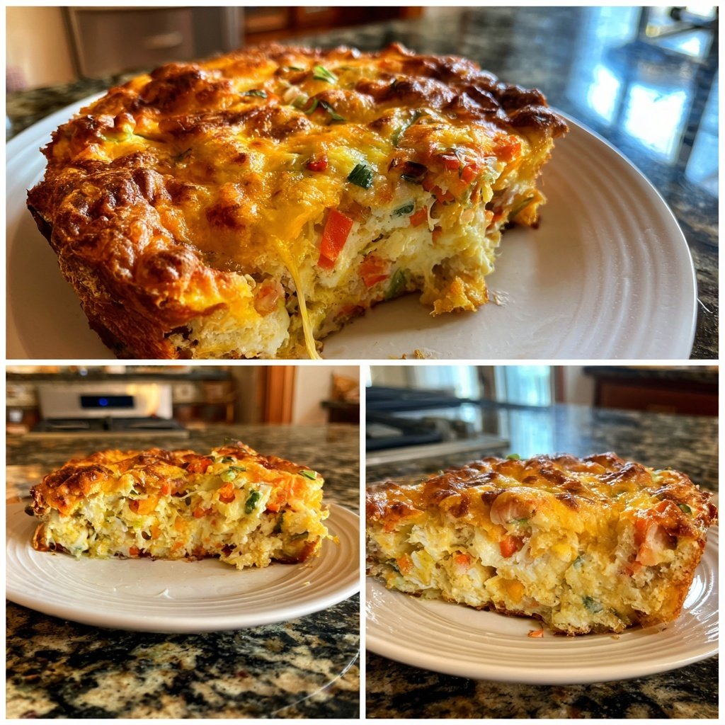 Breakfast Casserole With Eggs And Cheese