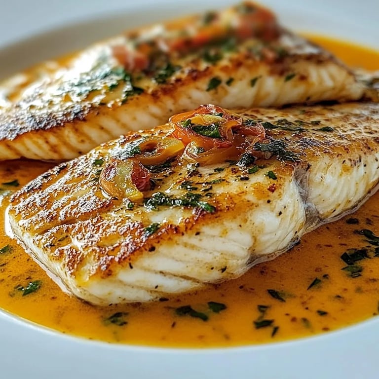 Red Snapper with Creamy Creole Sauce